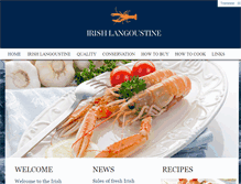 Tablet Screenshot of irishlangoustine.com